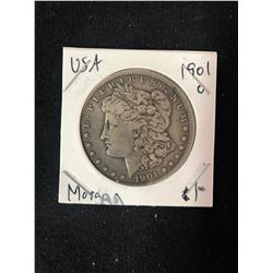 1901 USA MORGAN SILVER DOLLAR MINTED NEW ORLEANS