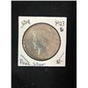 Image 1 : 1923 USA SILVER PEACE DOLLAR MINTED DENVER