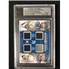 Image 1 : ITG ULTIMATE FRANCHISE QUADS (KESLER/ SEDIN/ LUONGO/ SEDIN) JERSEY HOCKEY CARD