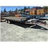 Image 1 : 2008 PJ TRAILERS 22' TANDEM, TILT/FLAT DECK TRAILER, VIN # 4D5T8222181121146C/W 10,000 LB WARN
