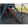 Image 2 : 3 METAL RACKING UNITS-STAIRWAY, DROP DOOR SYSTEM, MATERIAL STORAGE RACK