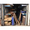 Image 2 : ALL CONTENTS OF 40' PAINT ROOM STORAGE TRAILER, RACKING, SHELVING, ASSORTED WOOD & METAL, PAINT,