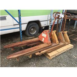 GROUP OF 4 PALLET JACKS