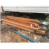 Image 1 : APPROX 30 WOODEN BEAMS (3.5 INCH X 3.5 INCH) (APPROX 100 INCHES LONG)