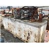 Image 1 : MASTO RACK & HEAVY STEEL WORK TABLE & LARGE STEEL STORAGE BOX