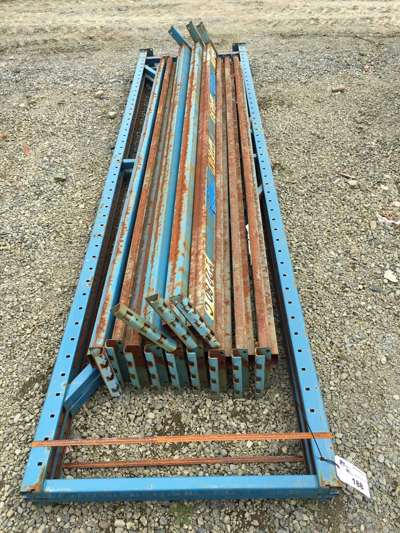 GROUP OF MASTO SHELF/PALLET RACKING UPRIGHTS AND BEAMS (BLUE) - Able ...