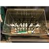 Image 1 : PLEXI-GLASS STORAGE CASE FILLED WITH ASSTD. LARGE DRILL BITS