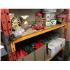 Image 2 : 14' ORANGE & GREY SHELF RACKING UNIT & CONTENTS