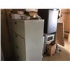 Image 1 : DANBY BAR FRIDGE, SMALL WHITE MICROWAVE, LATERAL FILING CABINET & SMALL 2 DRAWER FILING CABINET,