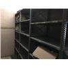 Image 2 : 12' DOUBLE ROW GREY METAL SHELVING UNIT & CONTENTS OF SHELVES