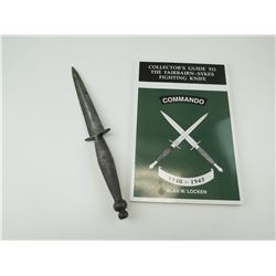 FAIRBAIRN-SYKES DAGGER WITH BOOK
