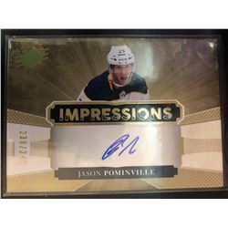 2017-18 SPX Impressions Autograph Jason Pominville