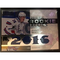 2016-17 SP Game Used Rookie Relics Jimmy Vesey