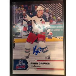 2017-18 Upper Deck AHL Autograph Ryan Graves #18