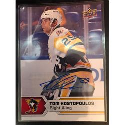 2017-18 Upper Deck AHL Autograph Tom Kostopoulos #79