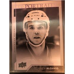 2017-18 Upper Deck Portraits Connor Mcdavid Card #P-53