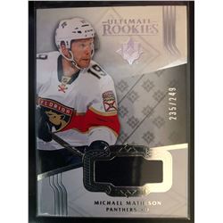 2016-17 Ultimate Rookies Silver Jersey Michael Matheson