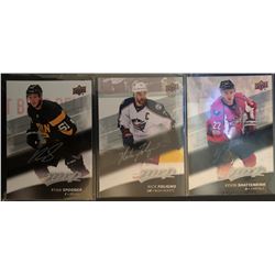 2017-18 Mvp Silver Scripts 3 Card Lot Ryan Spooner, Nick