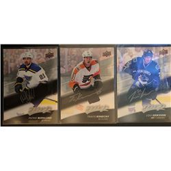 2017-18 Mvp Silver Scripts 3 Card Lot Patrik Berglund,