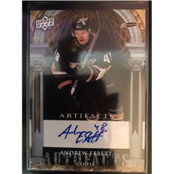 2009-10 Artifacts AutoFacts Andrew Ebbett Card #AF-AE