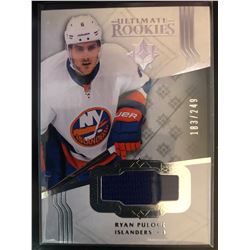 2016-17 Ultimate Rookies Silver Jersey Ryan Pulock #132