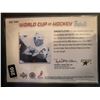 Image 2 : 2004-05 Upper Deck World Cup Jersey Mike Modano
