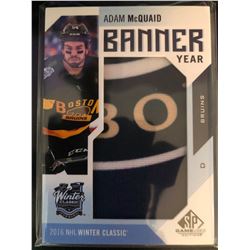 2016-17 SP Game Used Banner Year Adam McQuaid