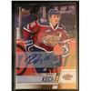 Image 1 : 2017-18 Upper Deck CHL Autograph Davis Koch #27