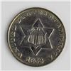 Image 1 : 1853 THREE CENT SILVER