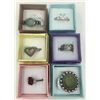 Image 2 : LOT OF 12 VINTAGE STERLING SILVER RINGS