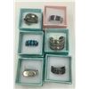 Image 2 : LOT OF 12 STERLING SILVER RINGS