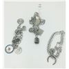 Image 1 : 5 STERLING SILVER LOCKETS