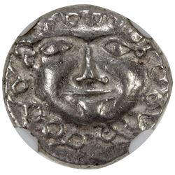 APOLLONIA PONTIKA: AR drachm, ND [450-400 BC]. NGC EF