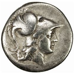 PAMPHYLIA: Anonymous, ca. 205-100 BC, AR tetradrachm (15.92g), Side. F