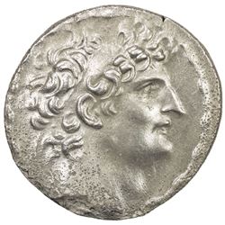 SELEUKID KINGDOM: Antiochos VIII Grypos, 121-96 BC, AR tetradrachm (16.06g), ND. VF