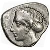 Image 1 : THESSALY: Anonymous, ca. 360-350 BC, AR drachm (6.04g), Larissa. VF