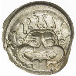 THRACE: Anonymous, ca. 400-350 BC, AR diobol (3.51g), Apollonia Pontika. EF