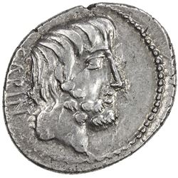 ROMAN REPUBLIC: Titurius L. f. Sabinus, 89 BC, AR denarius (3.84g). VF