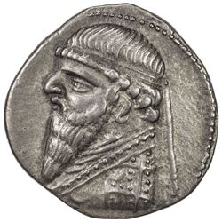 PARTHIAN KINGDOM: Mithradates II, 95-87 BC, AR drachm (4.01g). EF