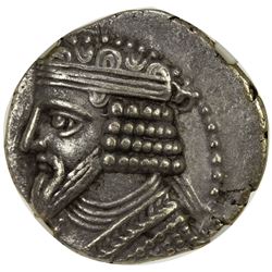 PARTHIAN KINGDOM: Gotarzes II, 44-51 AD, AR tetradrachm, Seleukeia. VF
