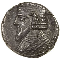 PARTHIAN KINGDOM: Gotarzes II, 44-51 AD, AR tetradrachm, Seleukeia. VF