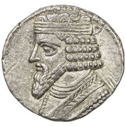 PARTHIAN KINGDOM: Gotarzes II, 44-51 AD, AR tetradrachm (14.24g), Seleukeia, SE356 (46/47 AD). VF-EF