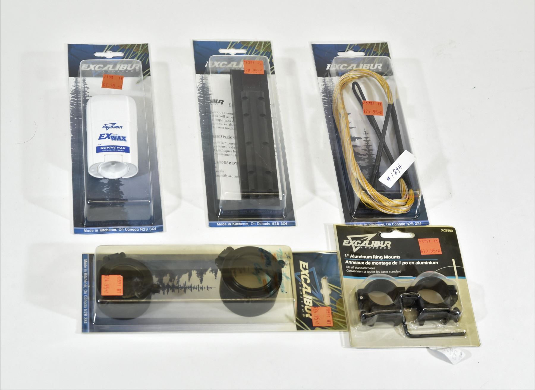 Excalibur Accessory Chart Excalibur Accessories