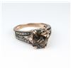 Image 1 : Beautiful LEVIAN Chocolate Topaz & Diamond Ring