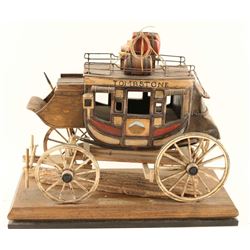 Handmade Miniature Stagecoach