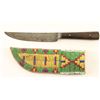 Image 1 : Sioux Beaded Scabbard & Knife