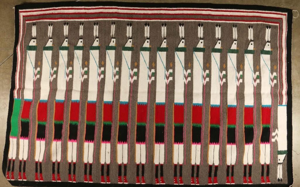 Yei Rug Red Large Yei Rug