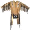 Image 1 : Plains Indian Beaded Buckskin Dance Outfit