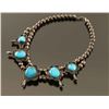 Image 2 : Vintage Sterling Silver & Turquoise Choker