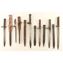 Lot of 6 Bayonets
